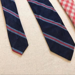 Navy and red Narrow tie